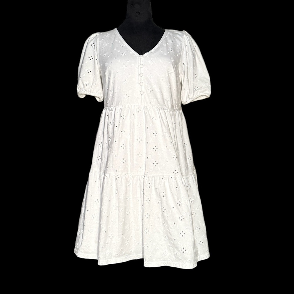 Loft white summer dress
